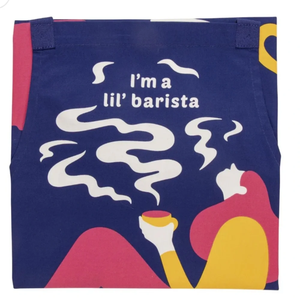 NWT Blue Q Kitchen Apron- I'm A Lil' Barista, Adjustable, Fun Housewarming Gift! - Picture 3 of 3